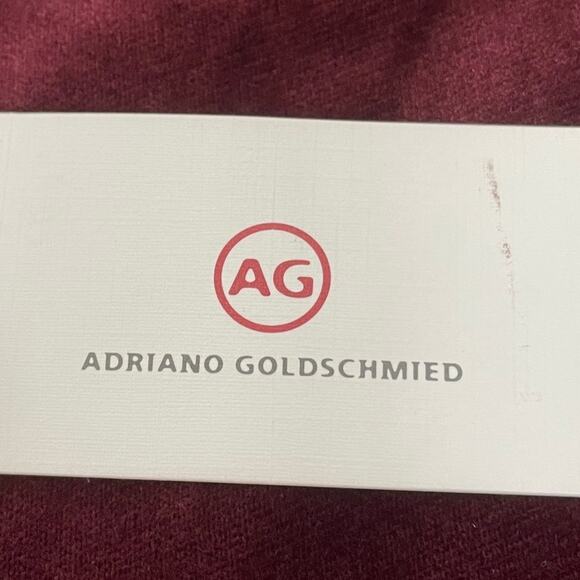 Adriano Goldschmied Women's Velvet Farrah High Rise Skinny Rich Carmine Sz 24R - Picture 9 of 12